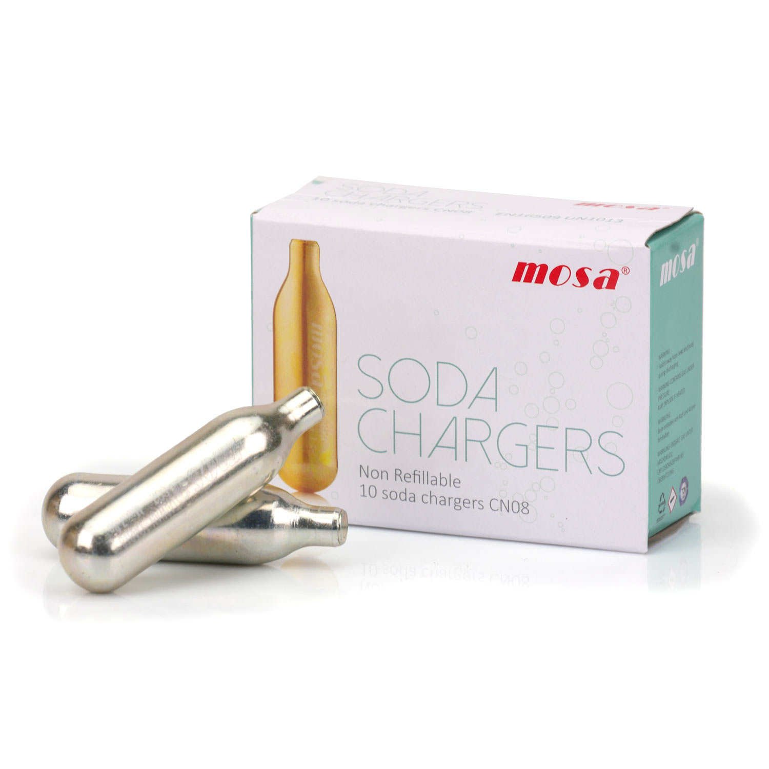 Cartouches de Gaz CO2 pour Eau de Seltz & Soda – Boîte de 10